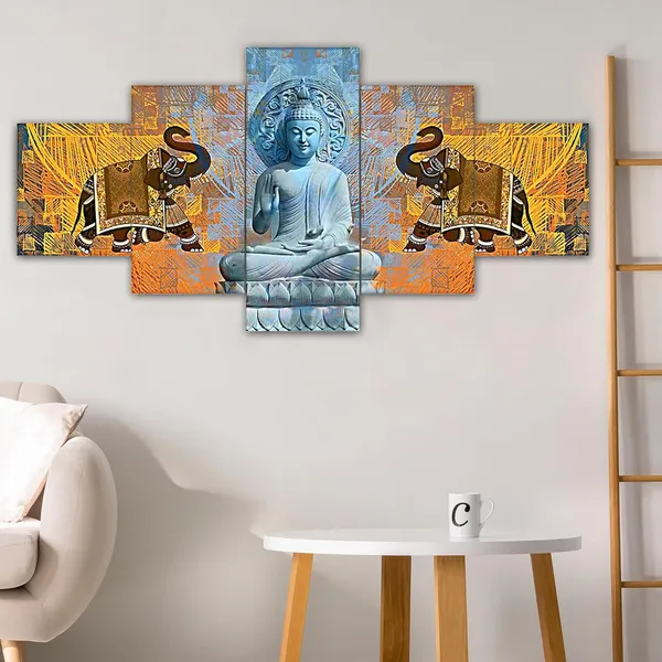 Set_Of_5_3d_Material_Wall_Paintings_|_For_Home_Decoration_|_125_X_60_Cm