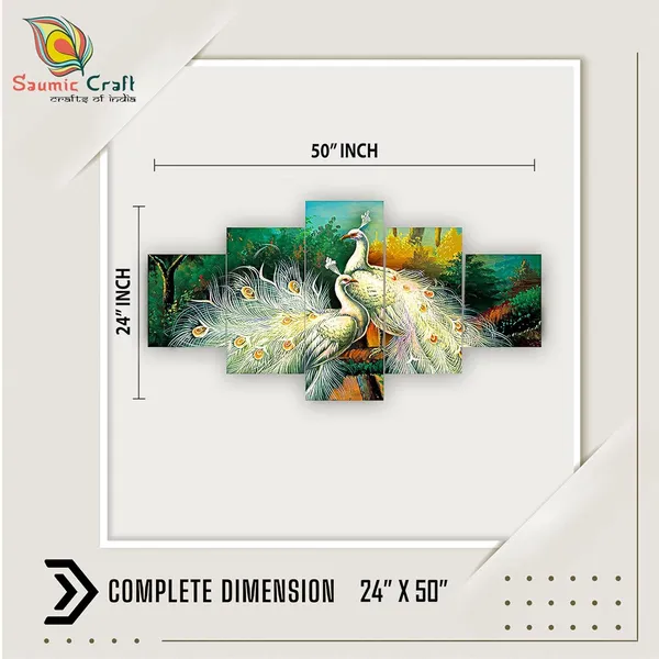 Set_Of_5_3d_Material_Wall_Paintings_|_For_Home_Decoration_|_125_X_60_Cm