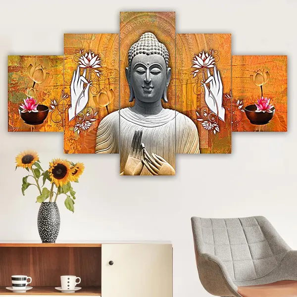 Set_Of_5_3d_Material_Wall_Paintings_|_For_Home_Decoration_|_75_X_43_Cm