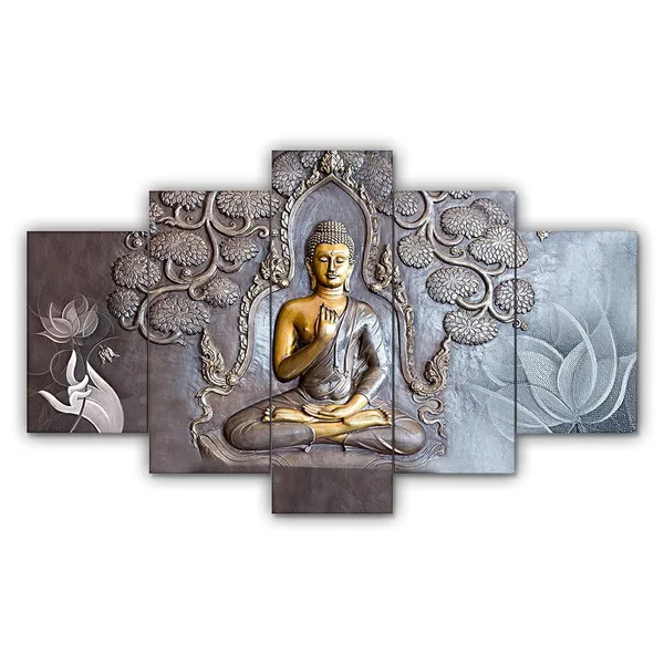 Set_Of_5_3d_Material_Wall_Paintings_|_For_Home_Decoration_|_125_X_60_Cm