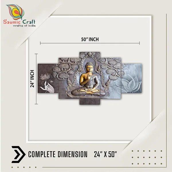 Set_Of_5_3d_Material_Wall_Paintings_|_For_Home_Decoration_|_125_X_60_Cm