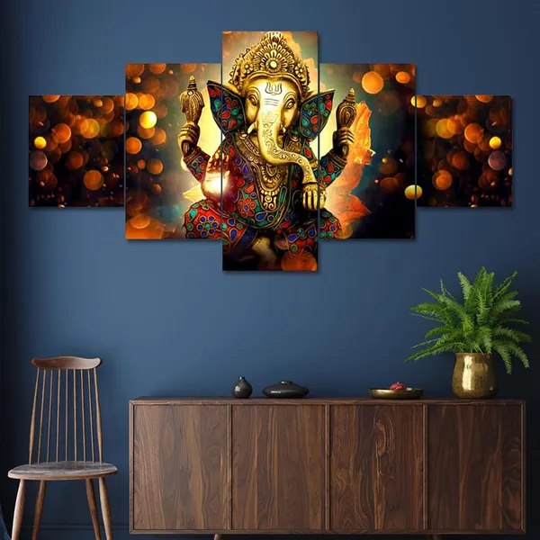Set_Of_5_3d_Material_Wall_Paintings_|_For_Home_Decoration_|_125_X_60_Cm
