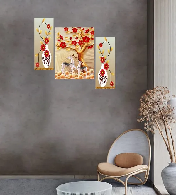 Set_Of_3_Scenery_3D_Framed_Wall_Paintings_|_For_Home_Decoration_|_45X30_Cm