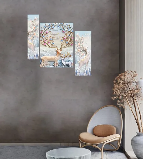 Set_Of_3_Scenery_3D_Framed_Wall_Paintings_|_For_Home_Decoration_|_45X30_Cm
