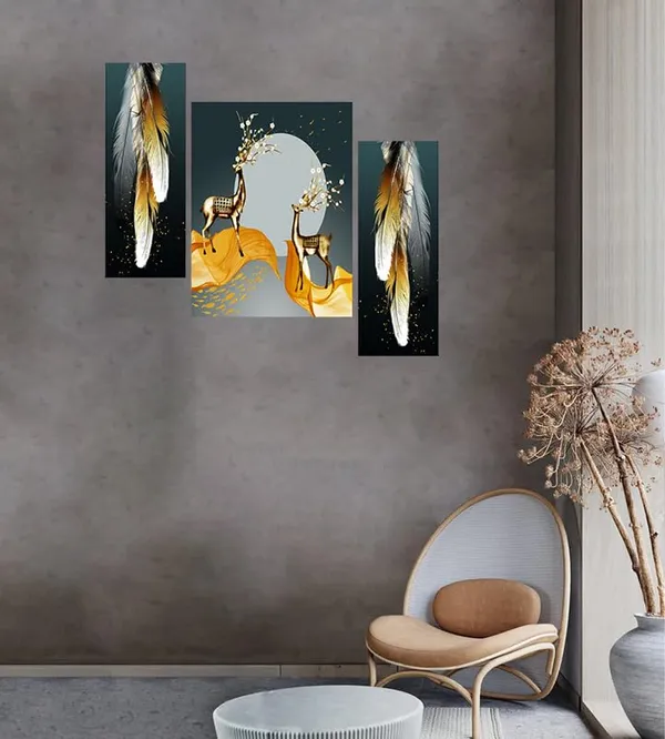 Set_Of_3_Scenery_3D_Framed_Wall_Paintings_|_For_Home_Decoration_|_45X30_Cm