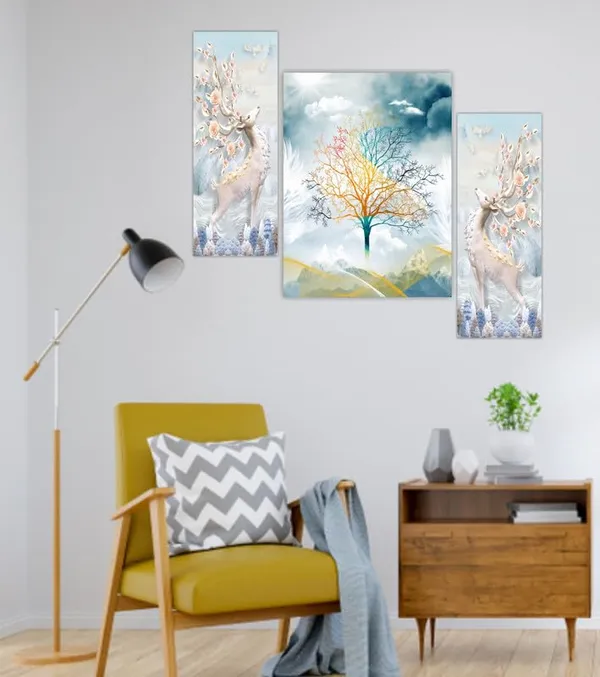 Set_Of_3_Scenery_3D_Framed_Wall_Paintings_|_For_Home_Decoration_|_45X30_Cm