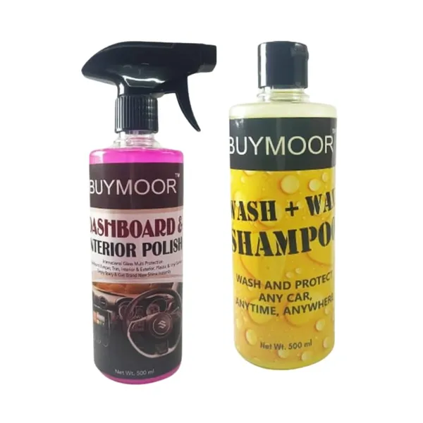 Multicolor_Dashboard_And_Interior_Polish_500Ml_And_Wash+Wax_Shampoo_For_All_Cars_500Ml_-_Pack_Of_1+1=2