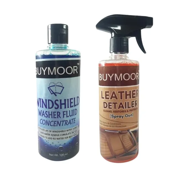 Multicolor_Windshield_Washer_Fluid_Concentrate_500Ml_And_Leather_Detailer,_Premium_Leather_Care_Spray_500Ml_-_Pack_Of_1+1=2