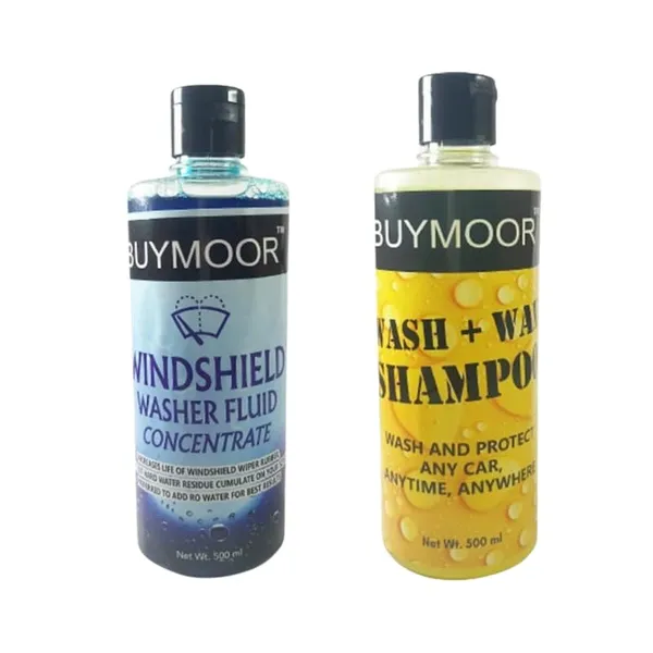 Multicolor_Windshield_Washer_Fluid_Concentrate_500Ml_And_Wash+Wax_Shampoo_For_All_Cars_500Ml_-_Pack_Of_1+1=2