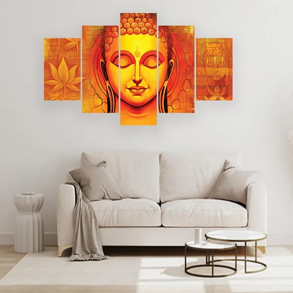Set_Of_5_Mdf_Framed_3D_Wall_Painting_For_Home_Decoration_|_17X30_Inches