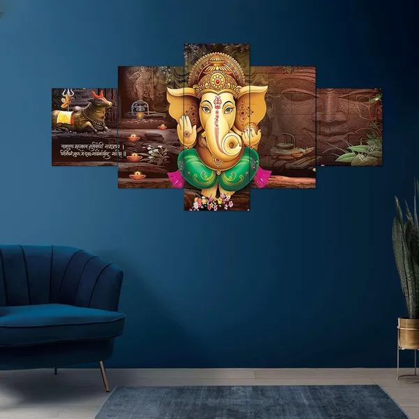 Set_Of_5_Mdf_Framed_3D_Wall_Painting_For_Home_Decoration_|_17X30_Inches