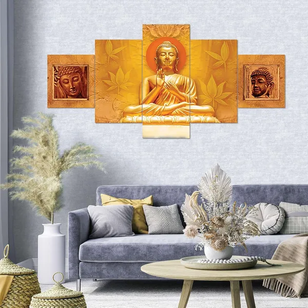 Set_Of_5_Mdf_Framed_3D_Wall_Painting_For_Home_Decoration_|_17X30_Inches
