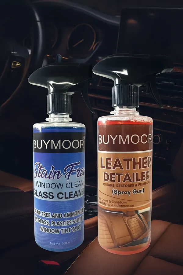 Multicolor_Stain-Free_Window_Cleaner_500Ml_And_Leather_Detailer,_Premium_Leather_Care_Spray_500Ml_-_Pack_Of_1+1=2