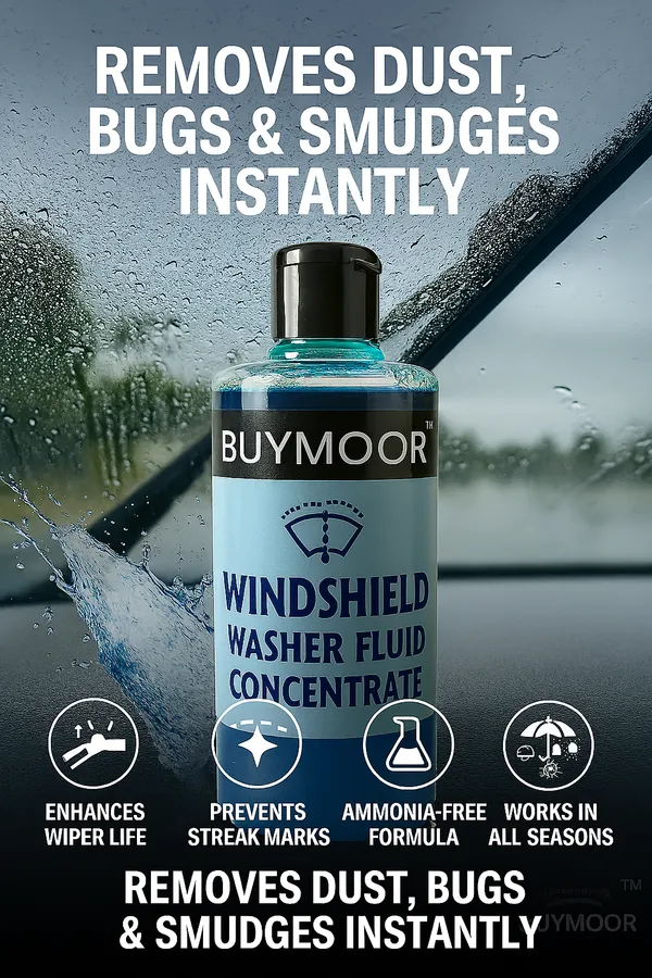 BUYMOOR_Windshield_Washer_Fluid_Concentrate_500ml_and_Stain-Free_Window_Cleaner_500ml_-_(Pack_of_1+1=2)