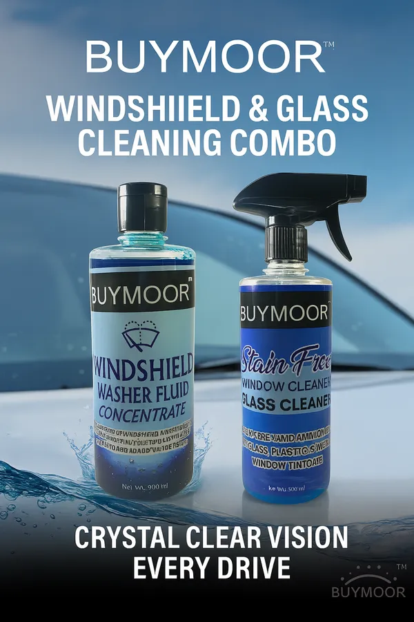 BUYMOOR_Windshield_Washer_Fluid_Concentrate_500ml_and_Stain-Free_Window_Cleaner_500ml_-_(Pack_of_1+1=2)