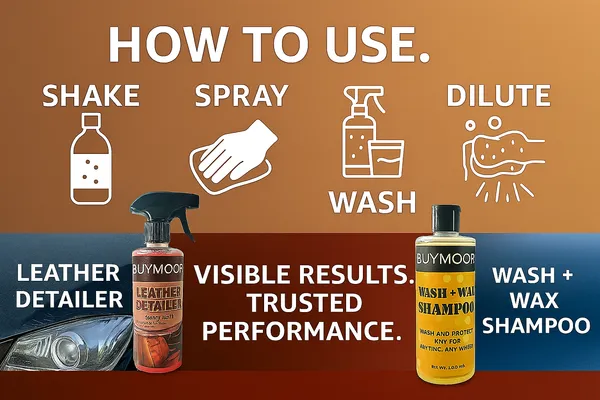 Multicolor_Wash+Wax_Shampoo_For_All_Cars_500Ml_And_Leather_Detailer,_Premium_Leather_Care_Spray_500Ml_-_Pack_Of_1+1=2