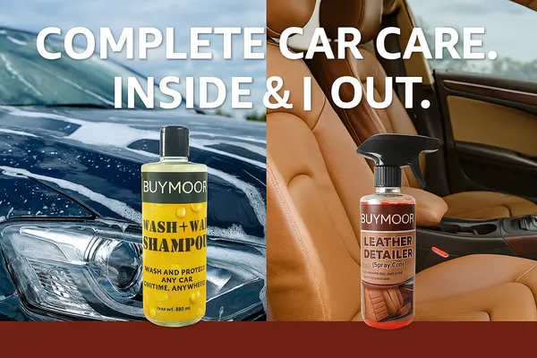 Multicolor_Wash+Wax_Shampoo_For_All_Cars_500Ml_And_Leather_Detailer,_Premium_Leather_Care_Spray_500Ml_-_Pack_Of_1+1=2