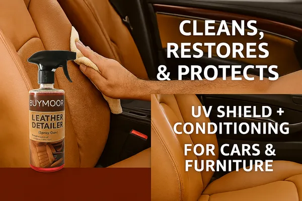 Multicolor_Wash+Wax_Shampoo_For_All_Cars_500Ml_And_Leather_Detailer,_Premium_Leather_Care_Spray_500Ml_-_Pack_Of_1+1=2