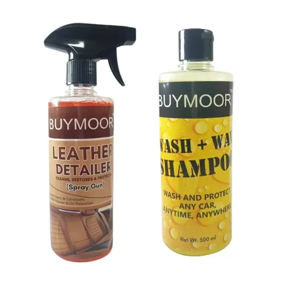 Multicolor_Leather_Detailer_500Ml_And_Wash+Wax_Shampoo_For_All_Cars_500Ml_-_Pack_Of_1+1=2