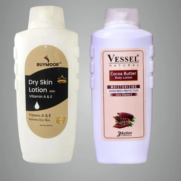 Multicolor_Vitamin_A_&_E_And_Vessel_Cocoa_Butter_Deep_Nourishing_Skin_Brightening_Body_Lotion_Men_&_Women_1300_MlPack_Of_2