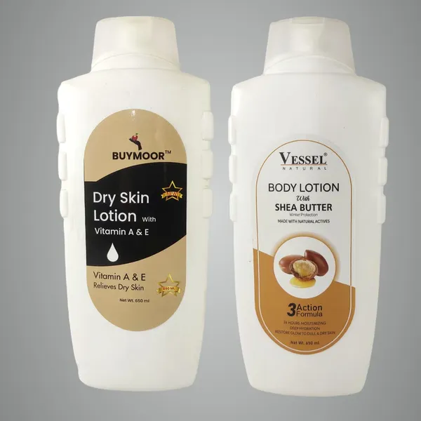 Multicolor_Vitamin_A_&_E_And_Vessel_Shea_Butter_Deep_Nourishing_Skin_Brightening_Body_Lotion_Men_&_Women_1300_MlPack_Of_2