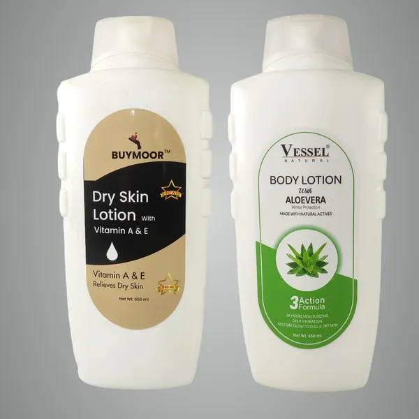 Multicolor_Vitamin_A_&_E_And_Vessel_Aloevera_Deep_Nourishing_Skin_Brightening_Body_Lotion_Men_&_Women_1300_MlPack_Of_2