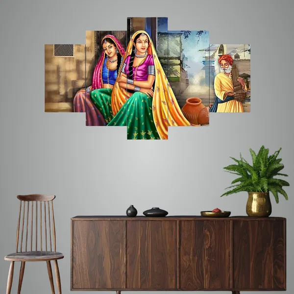 Set_Of_5_3d_Material_Wall_Paintings_|_For_Home_Decoration_|_75_X_43_Cm