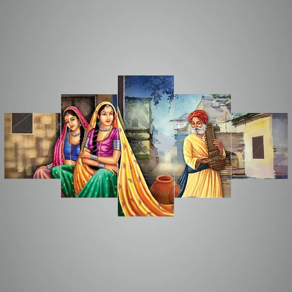 Set_Of_5_3d_Material_Wall_Paintings_|_For_Home_Decoration_|_125_X_60_Cm