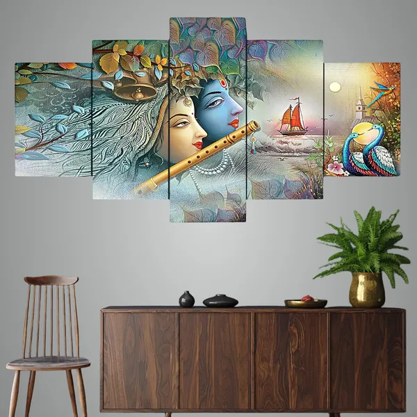 Set_Of_5_3d_Material_Wall_Paintings_|_For_Home_Decoration_|_125_X_60_Cm