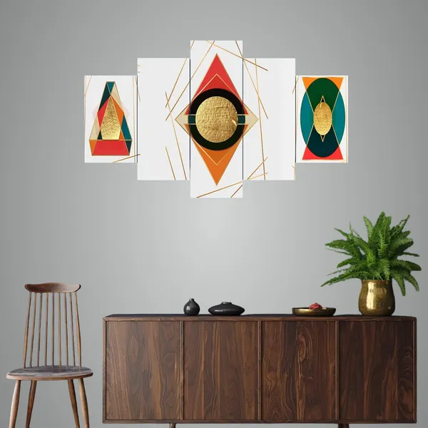 Set_Of_5_3d_Material_Wall_Paintings_|_For_Home_Decoration_|_75_X_43_Cm