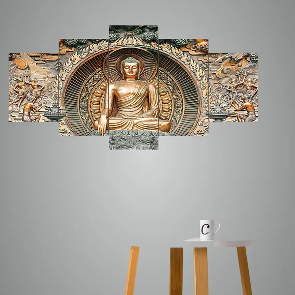 Set_Of_5_3d_Material_Wall_Paintings_|_For_Home_Decoration_|_125_X_60_Cm