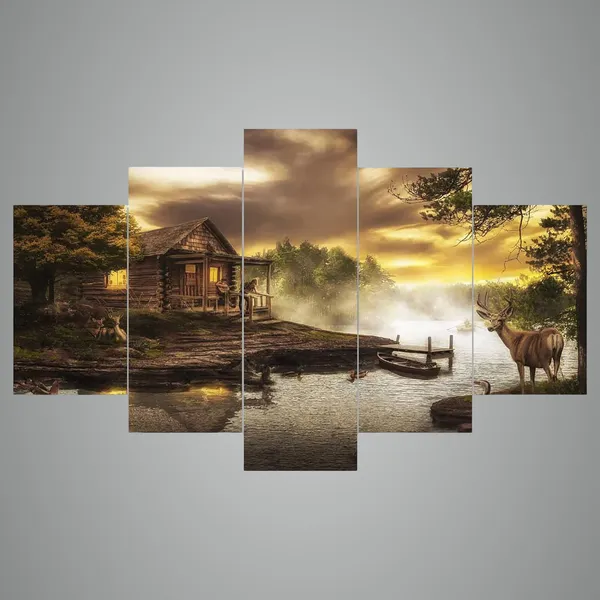 Set_Of_5_3d_Material_Wall_Paintings_|_For_Home_Decoration_|_125_X_60_Cm
