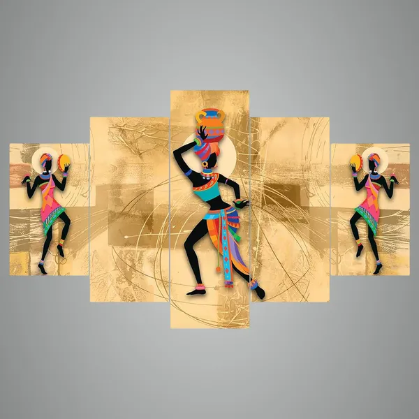 Set_Of_5_3d_Material_Wall_Paintings_|_For_Home_Decoration_|_125_X_60_Cm