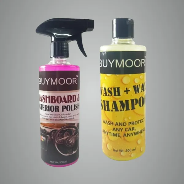 Multicolor_Dashboard_And_Interior_Polish_500Ml_And_Wash+Wax_Shampoo_For_All_Cars_500Ml_-_Pack_Of_1+1=2