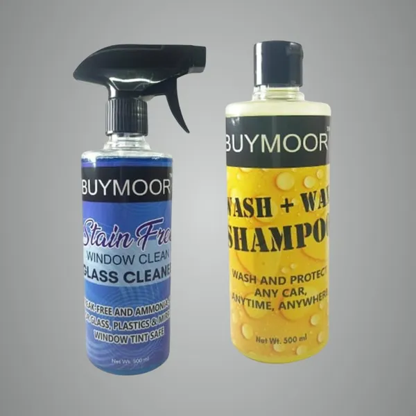 Multicolor_Stain-Free_Window_Cleaner_500Ml_And_Wash+Wax_Shampoo_For_All_Cars_500Ml_-_Pack_Of_1+1=2