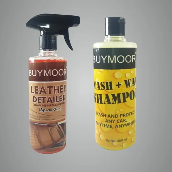 Multicolor_Leather_Detailer_500Ml_And_Wash+Wax_Shampoo_For_All_Cars_500Ml_-_Pack_Of_1+1=2