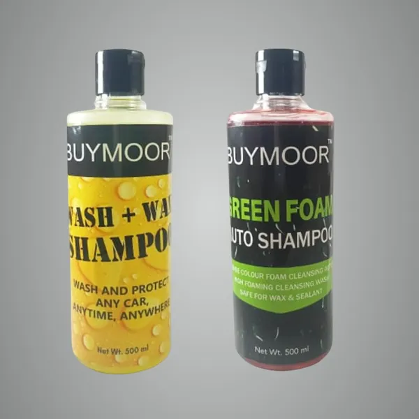 Multicolor_Wash+Wax_Shampoo_For_All_Cars_500Ml_And_Green_Foam_Auto_Shampoo_500Ml_-_Pack_Of_1+1=2