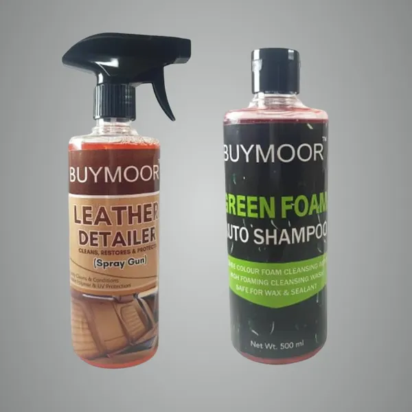 Multicolor_Leather_Detailer_500Ml_And_Green_Foam_Auto_Shampoo_500Ml_-_Pack_Of_1+1=2