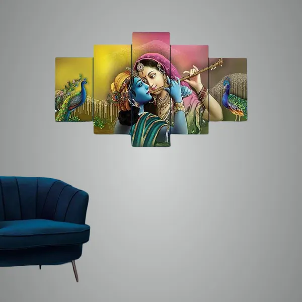 Set_Of_5_Mdf_Framed_3D_Wall_Painting_For_Home_Decoration_|_17X30_Inches