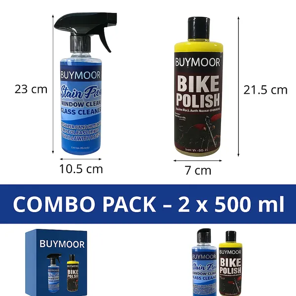 Multicolor_Stain-Free_Window_Cleaner_500Ml_And_Premium_Bike_Polish_500Ml_-_Pack_Of_1+1=2