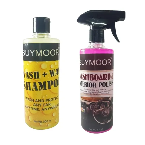 Multicolor_Wash+Wax_Shampoo_For_All_Cars_500Ml_And_Dashboard_And_Interior_Polish_500Ml_-_Pack_Of_1+1=2