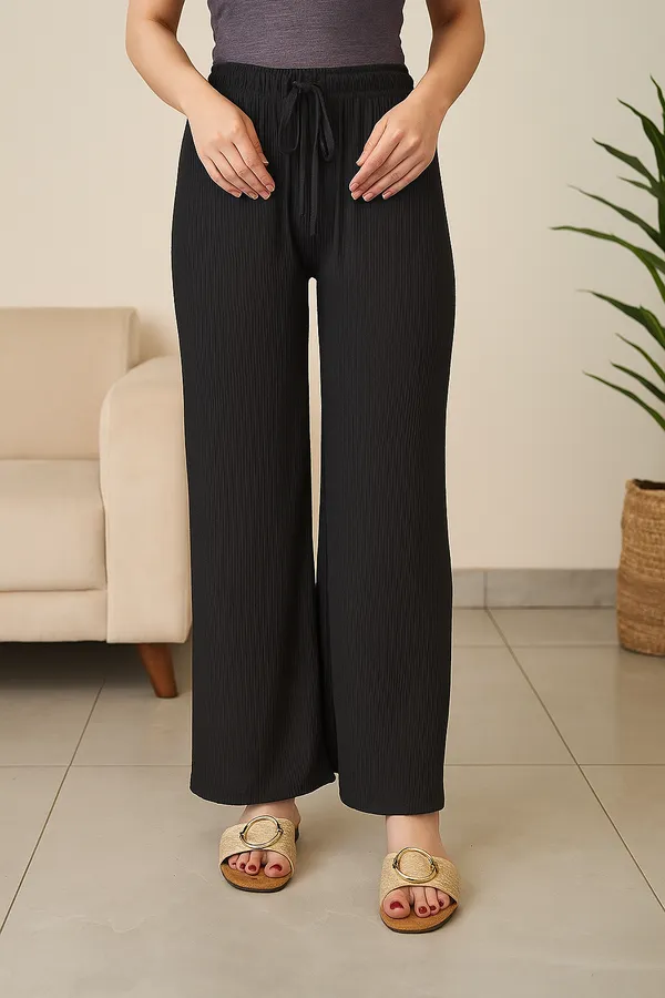 Black_Breathable_Cotton_Palazzo_Pant_For_Girls