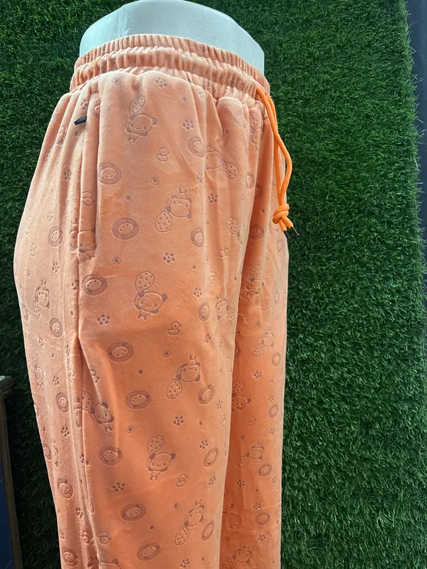 Orange_Breathable_Cotton_Jegging_For_Girls