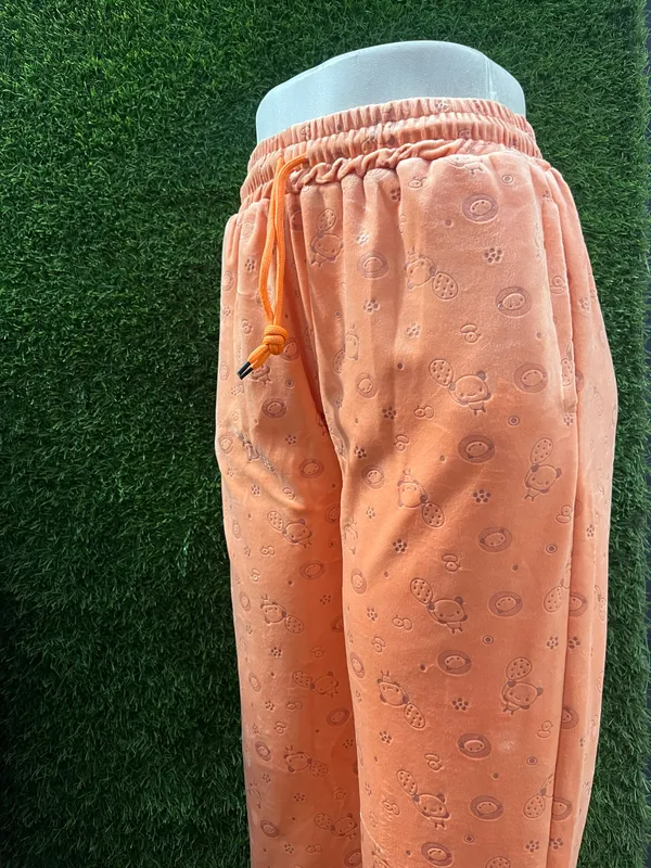 Orange_Breathable_Cotton_Jegging_For_Girls