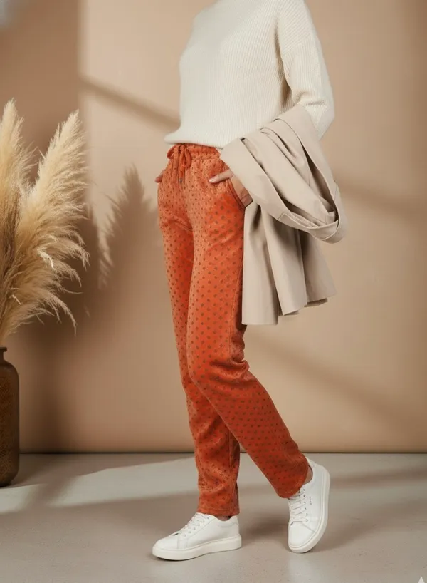 Orange_Breathable_Cotton_Jegging_For_Girls