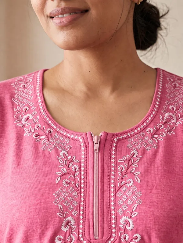 Blush_Comfort_Embroidered_Nighty