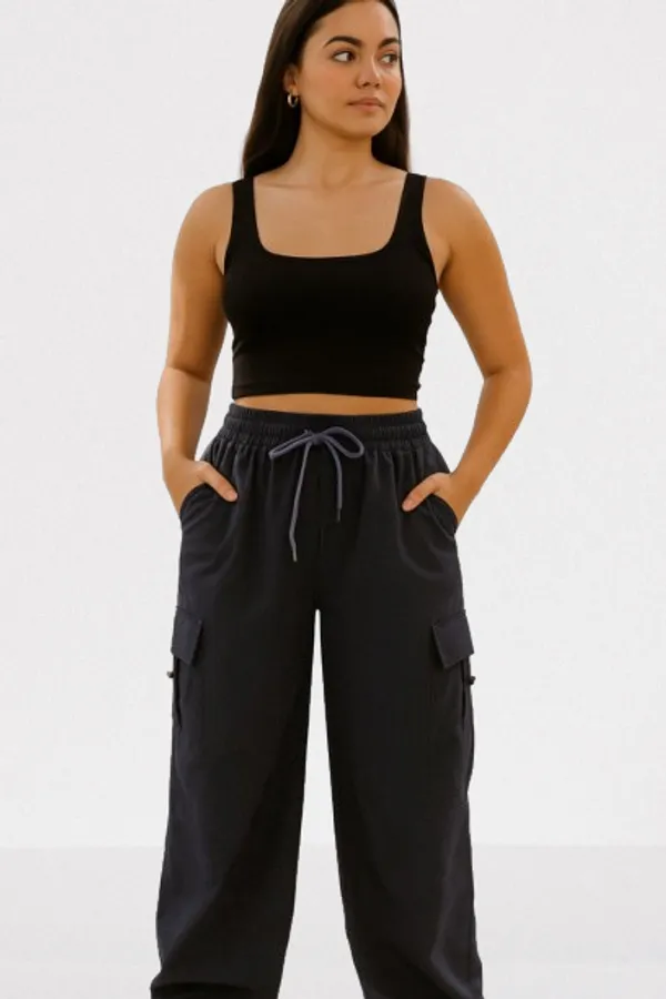 Black_Breathable_Cotton_N.S._Straight_Cargo_Pant_For_Girls