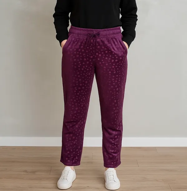 Wine_Velvet_Winter_Printed_Pocket_Lower_For_Women