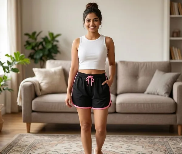 Athletic_Black_Shorts_with_Pink_Trim_