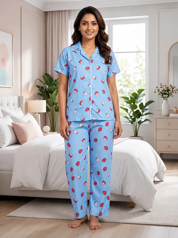 Strawberry_Charm_3-Piece_Nightwear_set